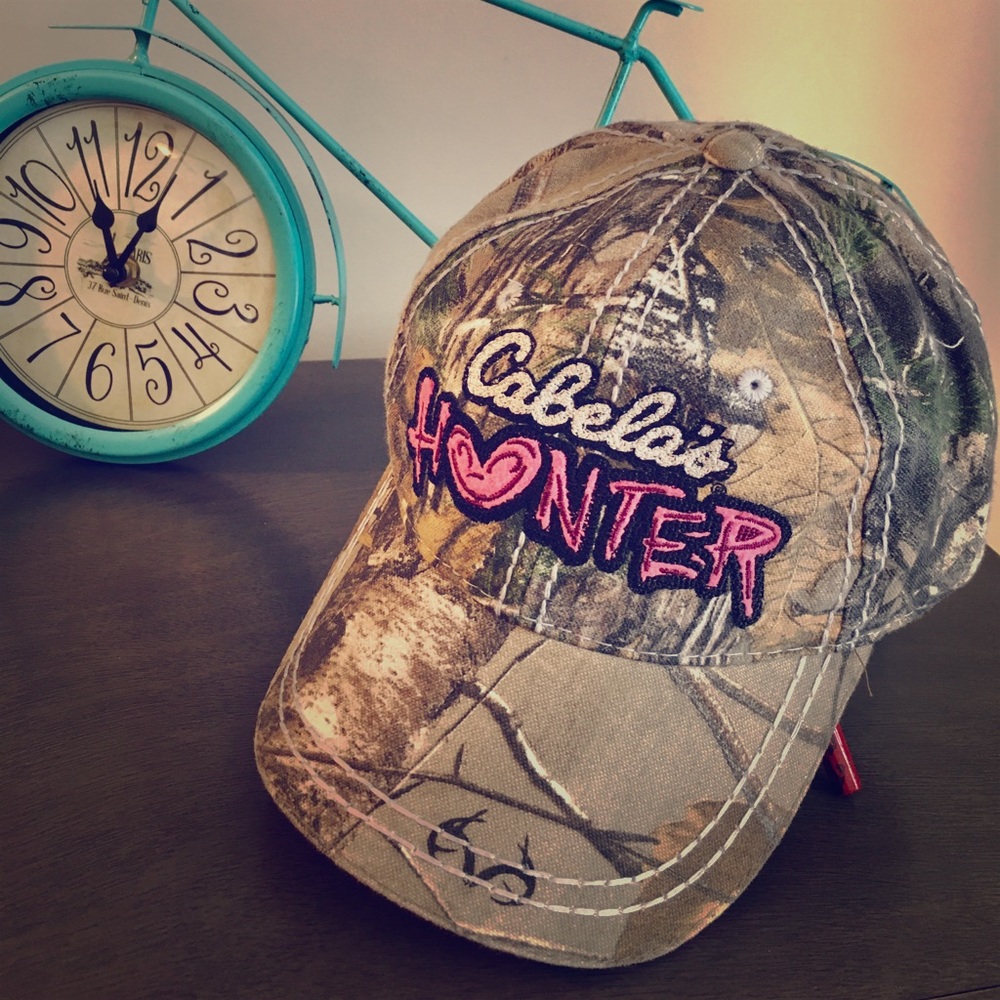 Cabelas youth camo cap